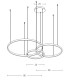 Latsia 40-60-80cm Pendant Ceiling Light Gold Matt LED 3000K Dimmable 126W-5