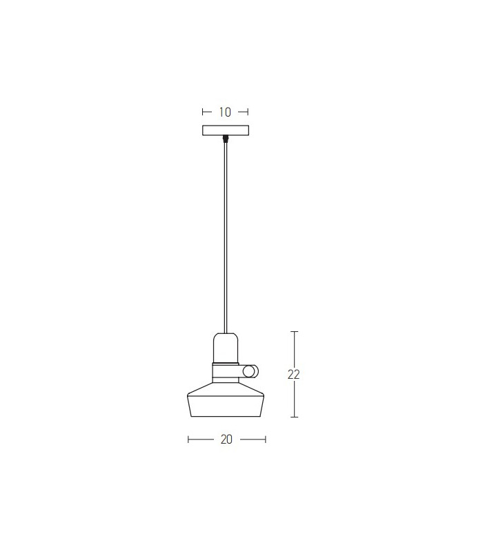 Ialysos Dome Pendant Ceiling Light Black Matt 1xE27-2