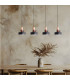 Radnevo Bar Pendant Ceiling Light Black Matt 4xE27-2