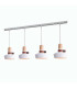 Radnevo Bar Pendant Ceiling Light White Matt 4xE27-1