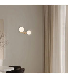 Idalium Globe Wall Lights Gold Matt 1xE14 / 1xG9-2