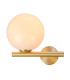 Idalium Globe Wall Lights Gold Matt 1xE14-1