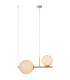 Idalium Globe Pendant Ceiling Light Gold Matt 2xE27-1