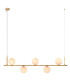 Idalium Bar Pendant Ceiling Light Gold Matt 5xE14-1