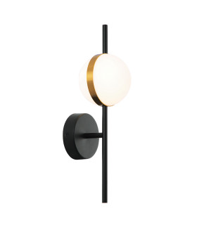 Globo Globe Wall Lights Black Matt - Cold Matt LED 3000K-1