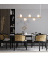 Idalium Bar Pendant Ceiling Light Gold Matt 5xE14-3