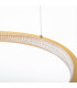 Latsia 60cm Pendant Ceiling Light Antique Gold Brass LED 3000K Dimmable 34W-4