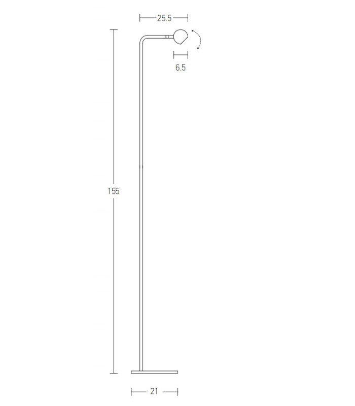 Dafni Reading Lamp Sandy Black LED 3000K-4
