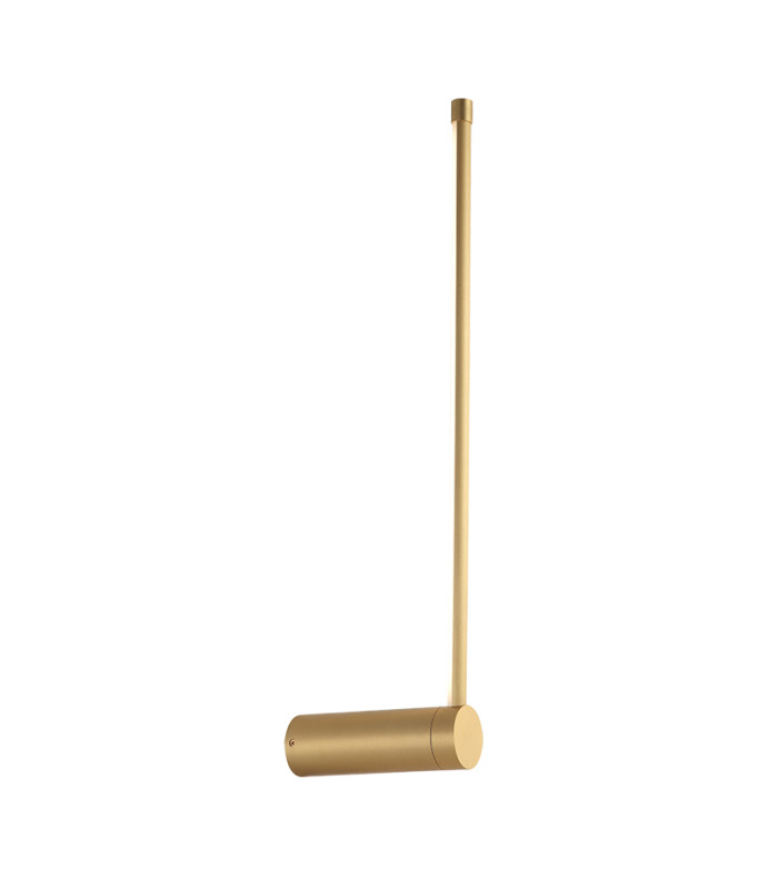 Struga 60cm Integrated Led Wall Lamp Gold Matt LED 3000K 12W-1