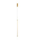 Struga Slim Pendant Ceiling Light Gold Matt LED 3000K-1