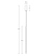 Struga Slim Pendant Ceiling Light Gold Matt LED 3000K-2
