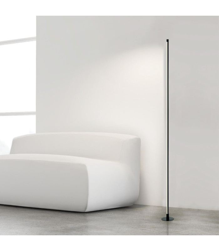 Struga Led Integrated Floor Lamp Black Matt LED 3000K-2