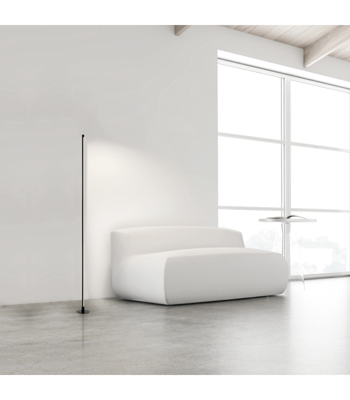 Struga Led Integrated Floor Lamp Black Matt LED 3000K-5