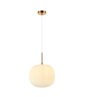 Halon Globe Pendant Ceiling Light Gold Matt 1xE27 - Driver Not Included-1