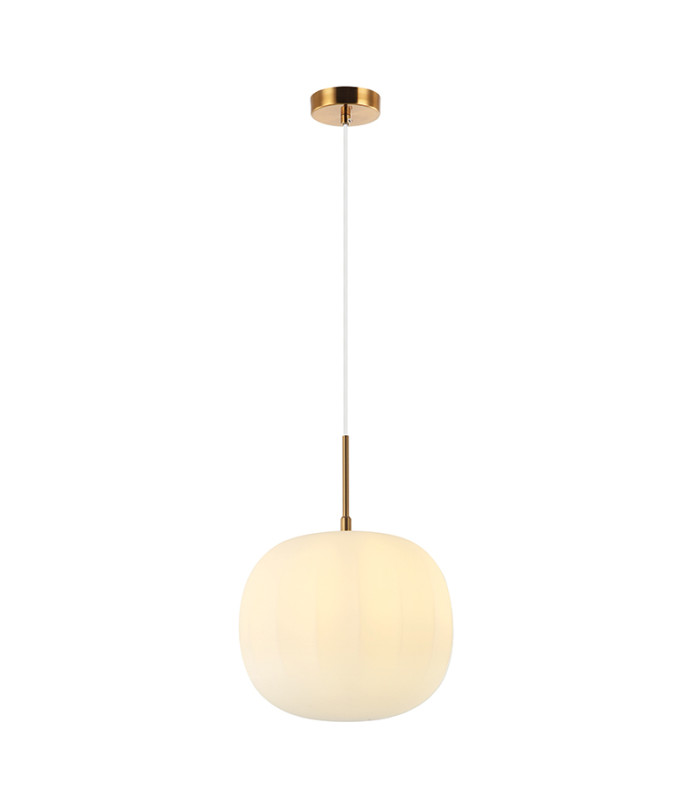 Halon Globe Pendant Ceiling Light Gold Matt 1xE27 - Driver Not Included-1