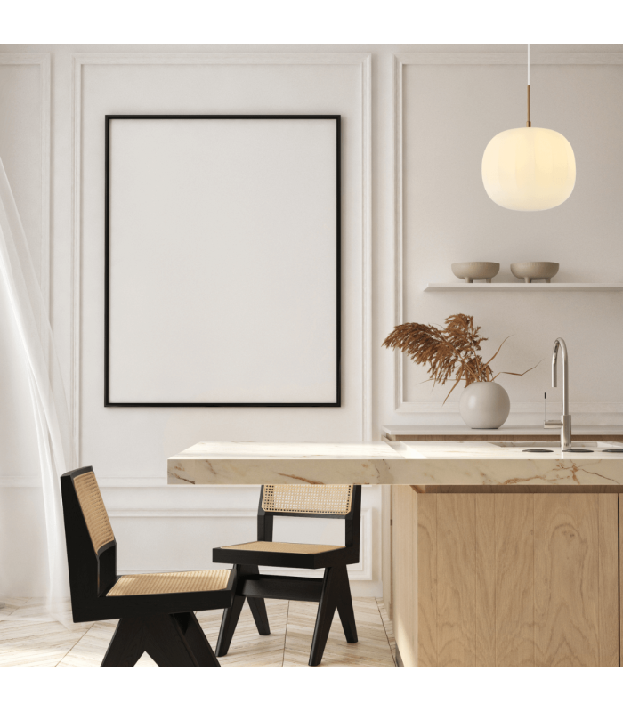 Halon Globe Pendant Ceiling Light Gold Matt 1xE27 - Driver Not Included-3