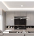 Templos Bar Pendant Ceiling Light White Matt LED 3000K Dimmable-3