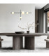 Tetovo Bar Pendant Ceiling Light Black Matt LED 3000K Dimmable-2
