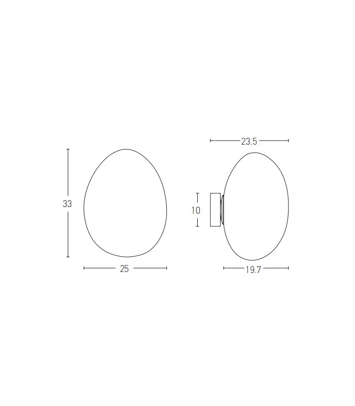 Thebes 33cm Integrated Led Wall Lamp White LED 3000K 5W-4