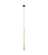 Trikala Slim Pendant Ceiling Light Brass - Black Matt LED 3000K-1