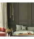 Trikala Slim Pendant Ceiling Light Brass - Black Matt LED 3000K-2