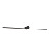 Tripoli 90cm Integrated Led Wall Lamp Sandy Black LED 3000K IP44 13W-1