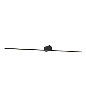 Tripoli 90cm Integrated Led Wall Lamp Sandy Black LED 3000K IP44 13W-1