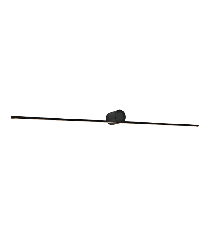 Tripoli 90cm Integrated Led Wall Lamp Sandy Black LED 3000K IP44 13W-1