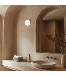 Tymbou Bathroom Wall Lamp Brushed Brass 1xG9 LED IP44-2