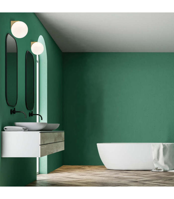 Tymbou Bathroom Wall Lamp Brushed Brass 1xG9 LED IP44-3