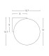 Tymbou Bathroom Wall Lamp Brushed Brass 1xG9 LED IP44-4