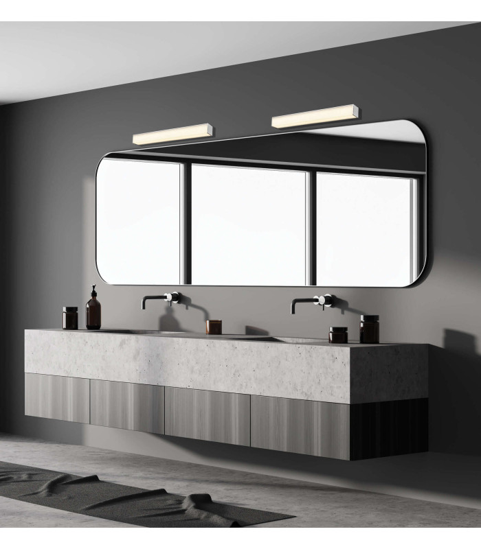 Zambelis Bathroom Wall Lamp Chrome LED 3000K IP44-3