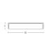 Zambelis Bathroom Wall Lamp Chrome LED 3000K IP44-4