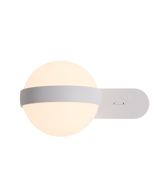 Vinica Globe Wall Lights White Matt LED 3000K-1