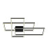 Kalo 90cm Integrated Led Semi Flush Ceiling Light Sandy Black LED 3000K Dimmable-1