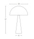 Vouni Integrated Led Table Lamp Black Matt 1xE27-3