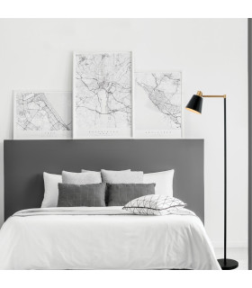 Vyronas Task Floor Lamp Black Matt - Gold Matt 1xE27-2