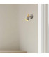 Vyronas Dome Wall Lamp Grey Matt - Gold Matt 1xE14-2