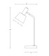Vyronas Desk Task Lamp Grey Matt - Gold Matt 1xE14-2