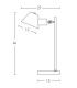 Vyronas Desk Task Lamp White Matt - Gold Matt 1xE27-3