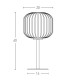 Ymittos Globe Table Lamp White - Gold Matt 1xE27-4