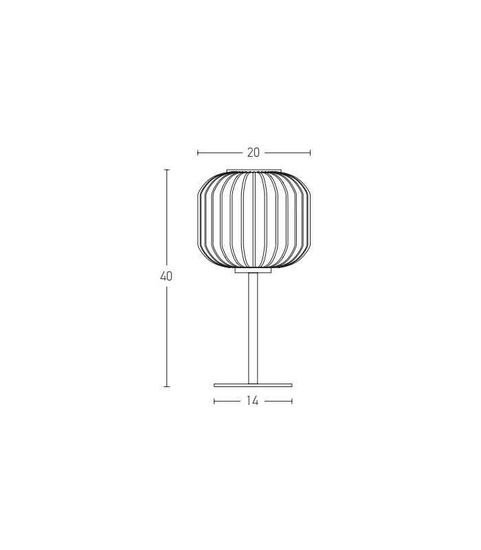 Ymittos Globe Table Lamp White - Gold Matt 1xE27-4