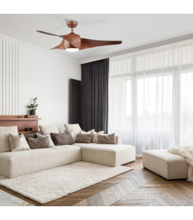 Elaris 
Ceiling Fan Coffee - Cherry Wood Blades LED 3000-4000-6000K-2