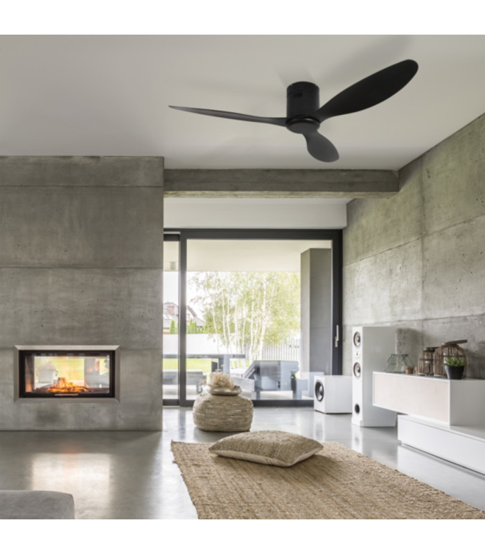 Eliona Ceiling Fan Black Matt-3