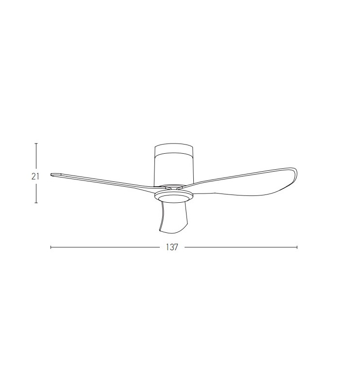 Eliona Ceiling Fan Black Matt-4