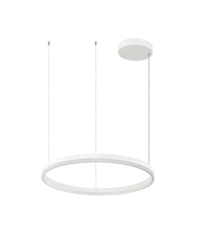 Areos 60cm Pendant Ceiling Light White Matt LED 3000K Dimmable-1