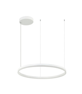 Areos 80cm Pendant Ceiling Light White Matt LED 3000K Dimmable-1