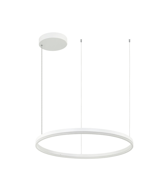 Areos 80cm Pendant Ceiling Light White Matt LED 3000K Dimmable-1