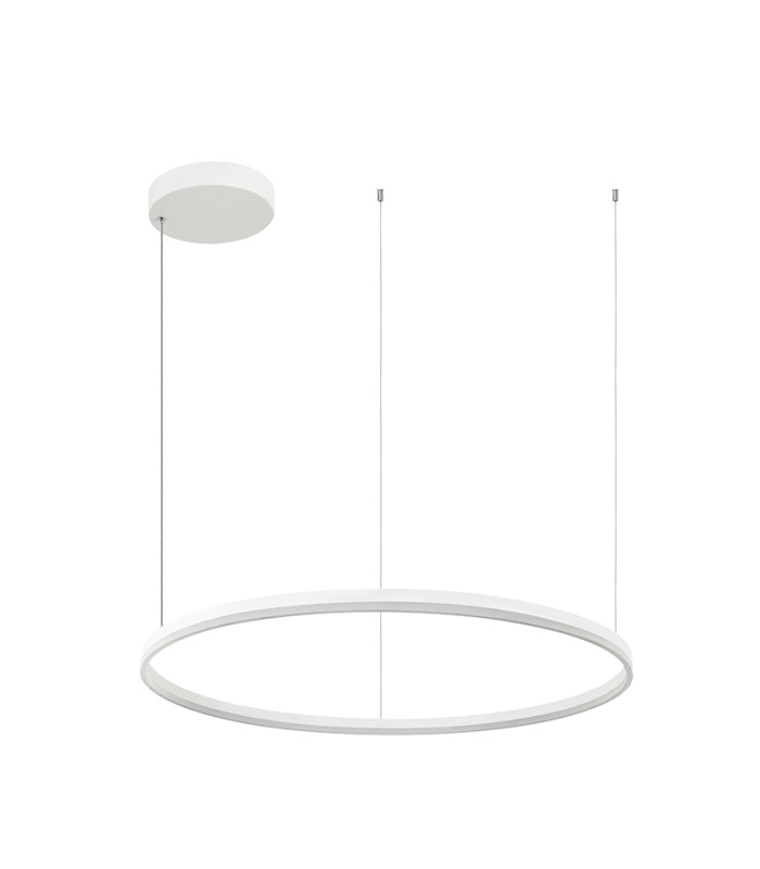 Areos 120cm Pendant Ceiling Light White Matt LED 3000K Dimmable-1