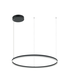 Areos 120cm Pendant Ceiling Light Black Matt LED 3000K Dimmable-1